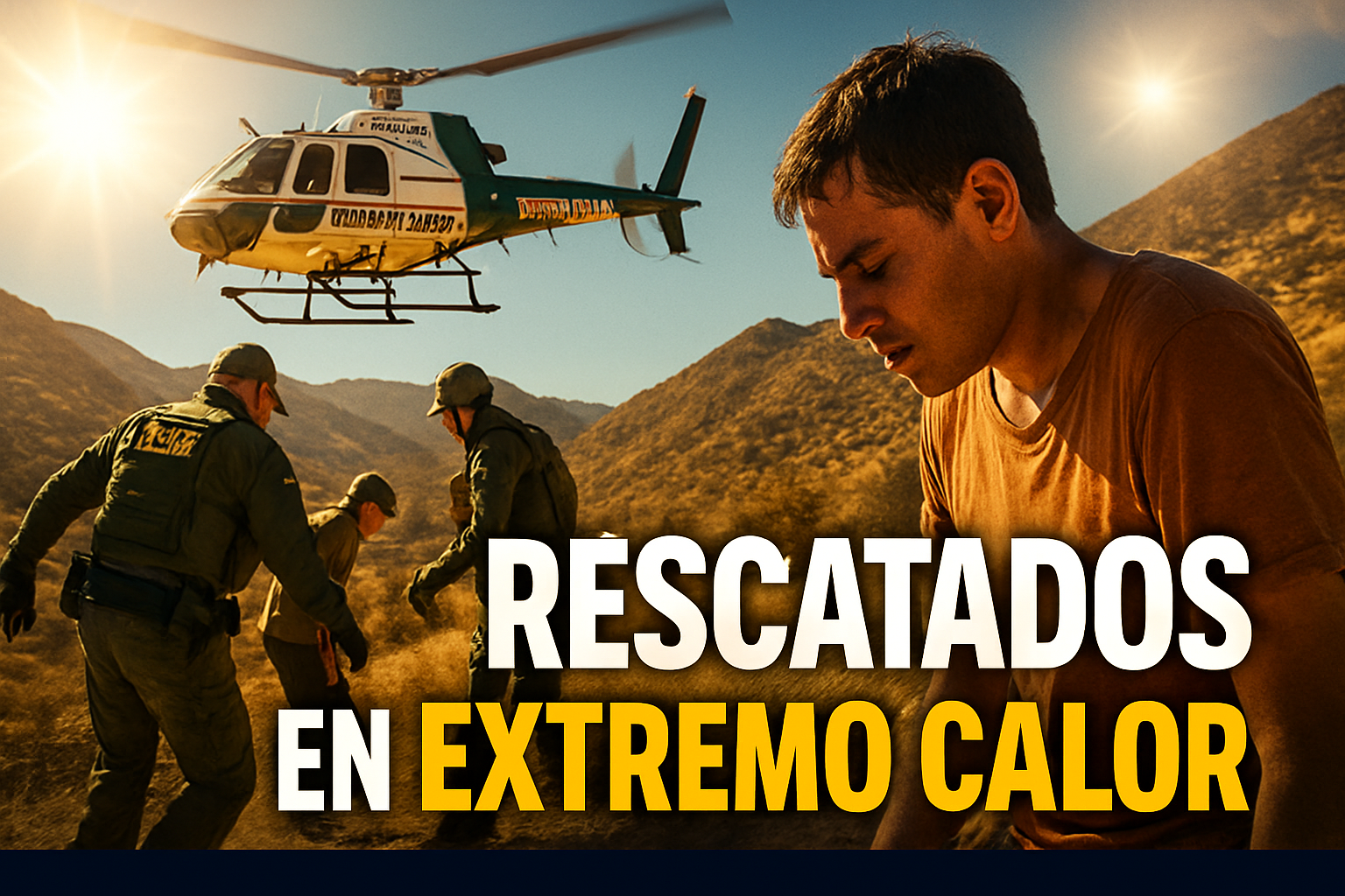 Dos migrantes rescatados por Patrulla Fronteriza en montañas del condado de San Diego bajo temperaturas extremas