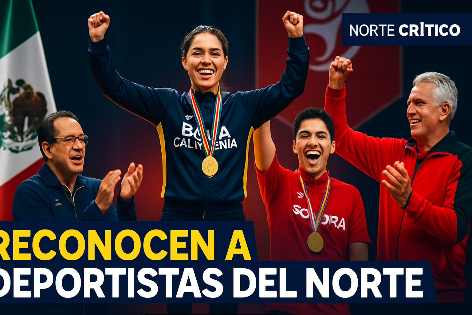 Reconocen a Deportistas del Norte por Triunfos en Competencias Nacionales