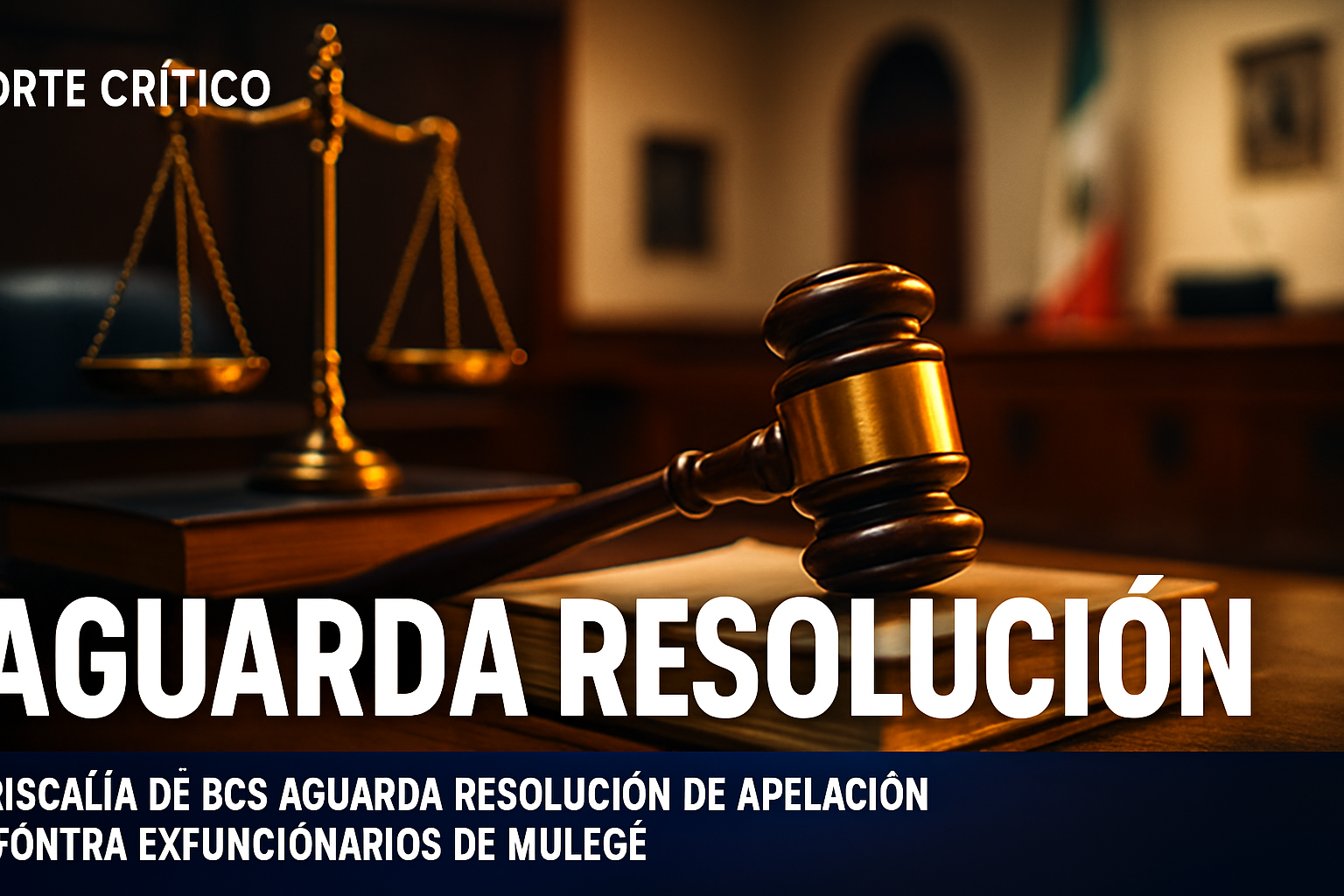 Fiscalía de BCS aguarda resolución de apelación contra exfuncionarios de Mulegé