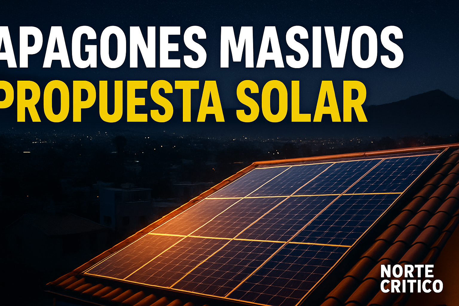 Apagones masivos en La Paz desatan propuesta solar como 'salvavidas' energético